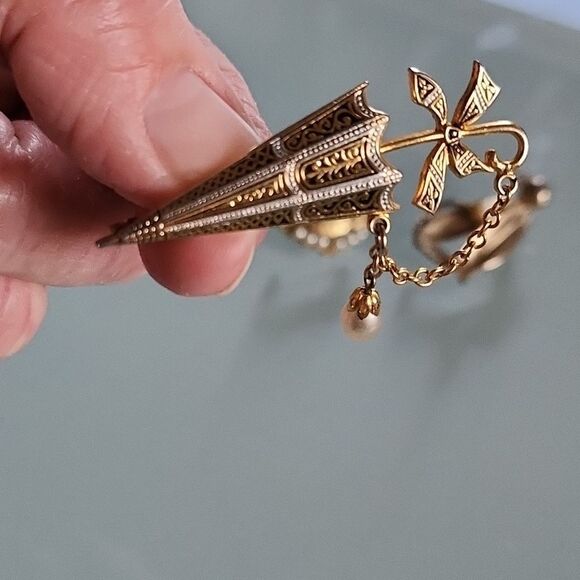 Lot of 3 Vintage Brooches/Pins - Picture 5 of 9